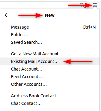 Mozilla Thunderbird setup